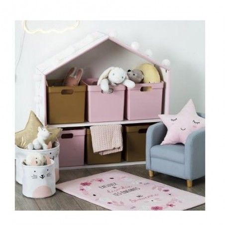 Rangement À 2 Niveaux Pour Enfant Rose Atmosphera For Kids