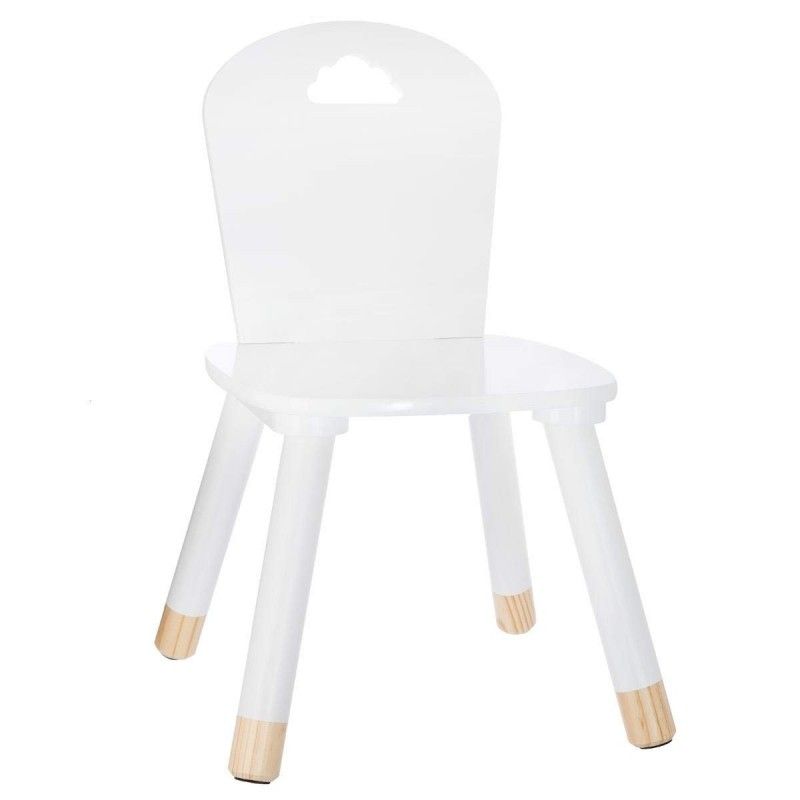 Set Table Douceur Blanc + 2 Chaises Douceur Blanc