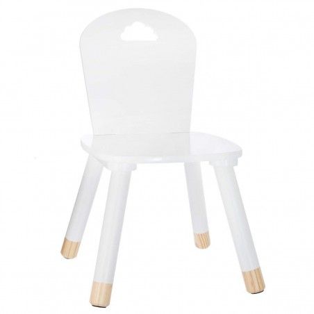 Set Table Douceur Blanc + 2 Chaises Douceur Blanc