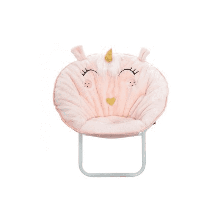 Fauteuil Enfant Pliant En Tissu Licorne Rose Atmosphera
