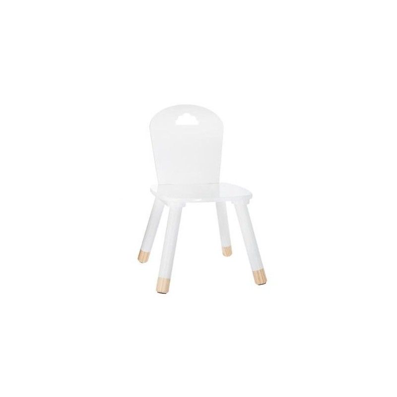 Lot De 2 Chaises Enfant Blanc Atmosphera