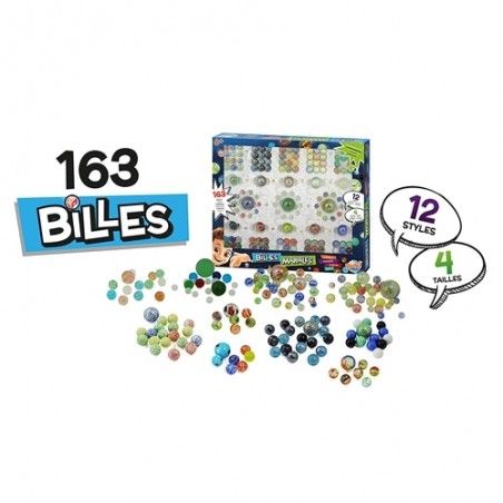 Coffret De Billes 163 Pièces Buki