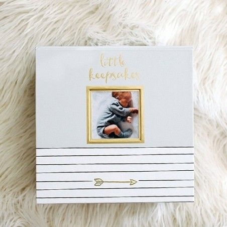 Boite À Souvenir De Bébé Gris Pearhead