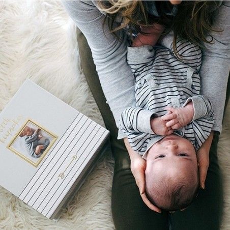 Boite À Souvenir De Bébé Gris Pearhead