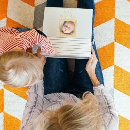 Boite À Souvenir De Bébé Gris Pearhead