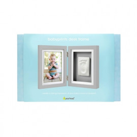 Cadre De Bureau Pour Empreinte De Bébé Gris 2
