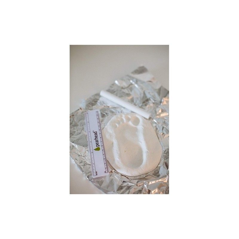 Cadre De Bureau Pour Empreinte De Bébé Gris