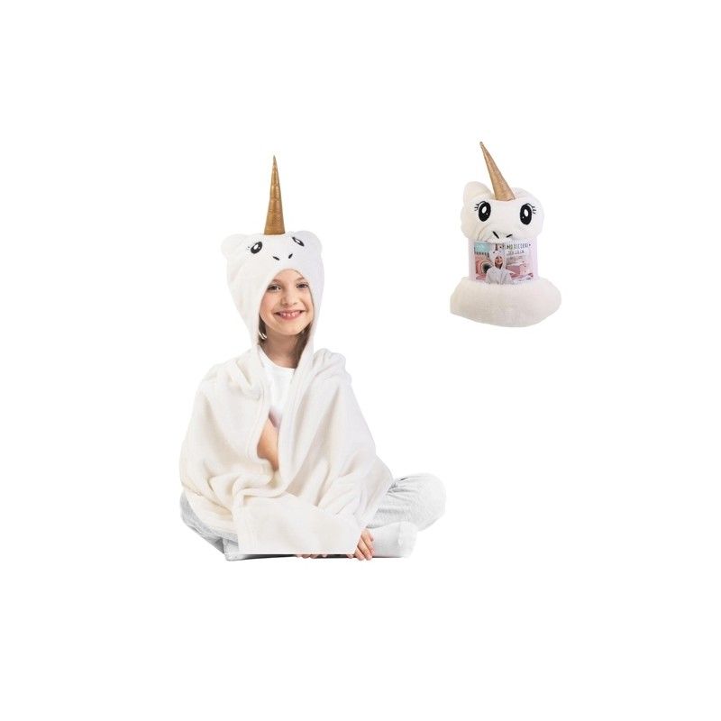 Plaid Enfant Licorne Blanc Home Deco Kids