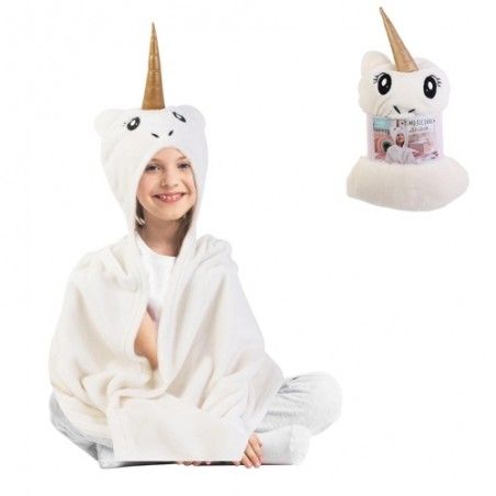 Plaid Enfant Licorne Blanc Home Deco Kids