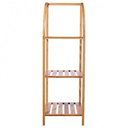 Etagère arquée à 3 étages en bambou