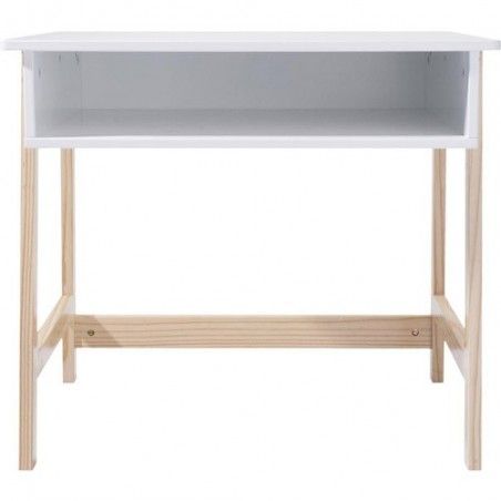 Bureau blanc en bois pour enfant