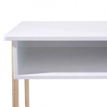 Bureau blanc en bois pour enfant