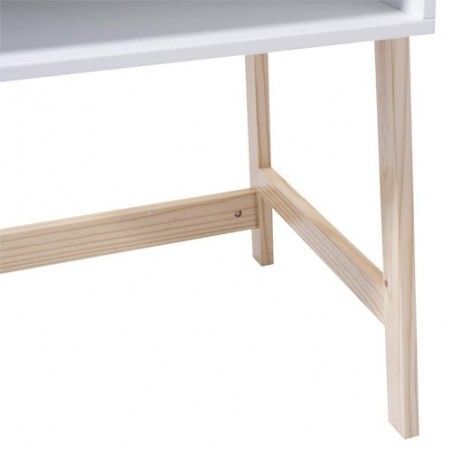 Bureau blanc en bois pour enfant