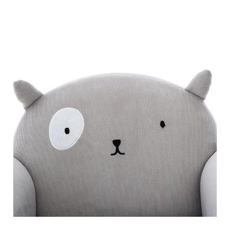 Fauteuil Pour Enfant avec Oreilles de Chat Gris Atmosphera For Kids