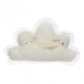 Coussin Nuage Tulle Blanc...