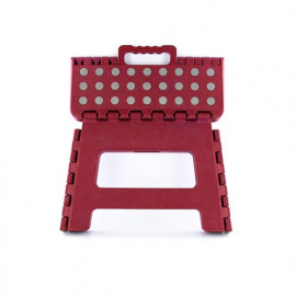 Marche pied - Tabouret Pliable Rouge 22X29 2