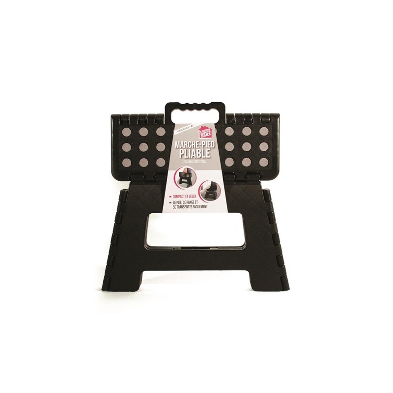 Marche pied - Tabouret Pliable Rouge 22X29