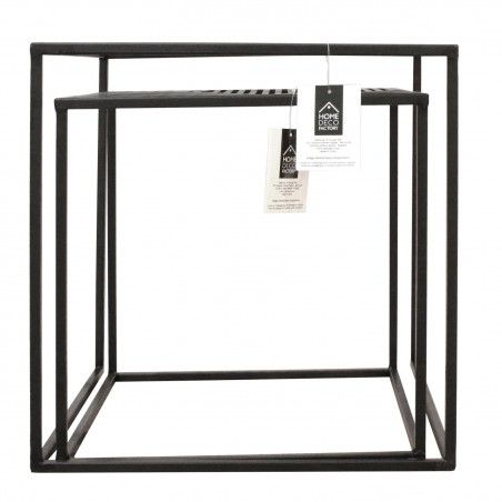 Lot De 2 Tables Gigognes En Métal Home Deco Factory