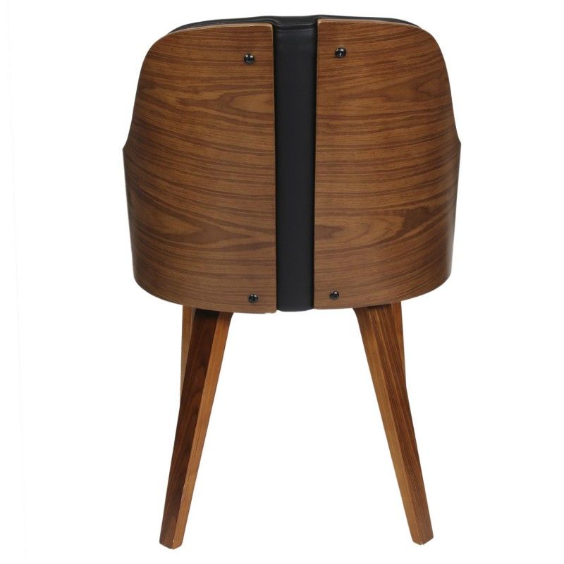 Chaise Retro Nash Noir Home Deco Factory