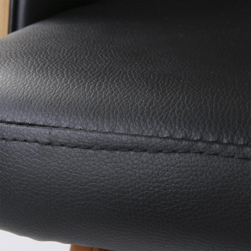 Chaise Retro Nash Noir Home Deco Factory