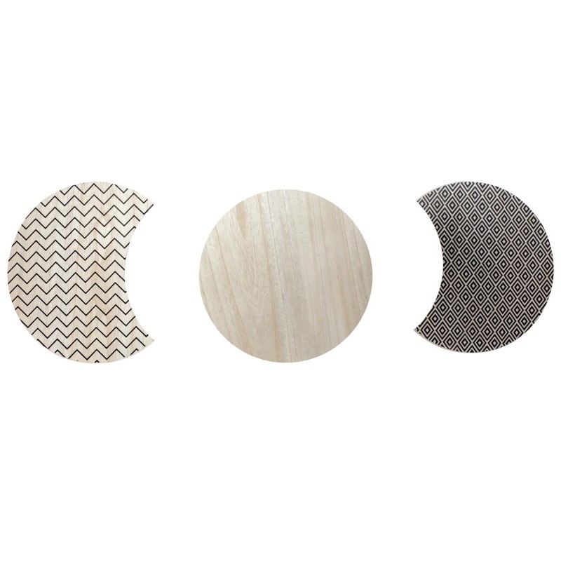 Set De 3 Tables Basses Gris Home Deco Factory