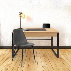 Bureau En Bois Et Metal Home Deco Factory 2