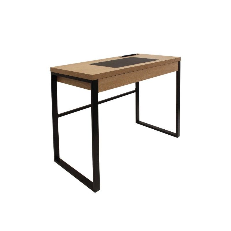Bureau En Bois Et Metal Home Deco Factory