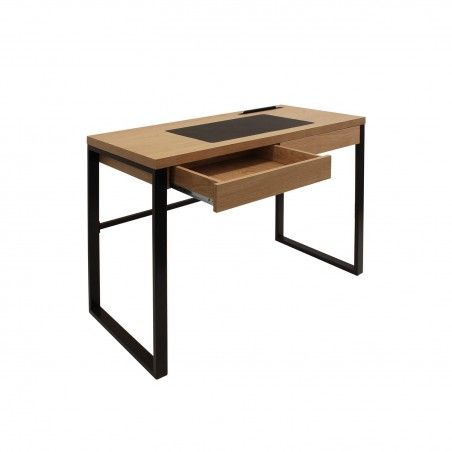 Bureau En Bois Et Metal Home Deco Factory