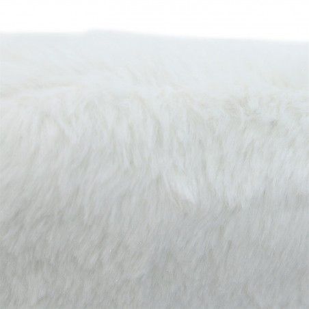 Fauteuil Helsinki Fourrure Blanc Home Deco Factory