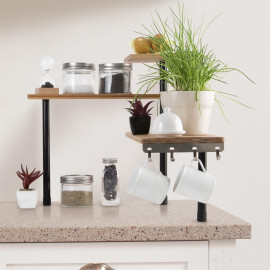 Étagère D'angle Modulable Bambou Home Deco Factory 2