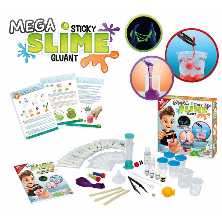 Méga Slime Gluant 20 activités Buki