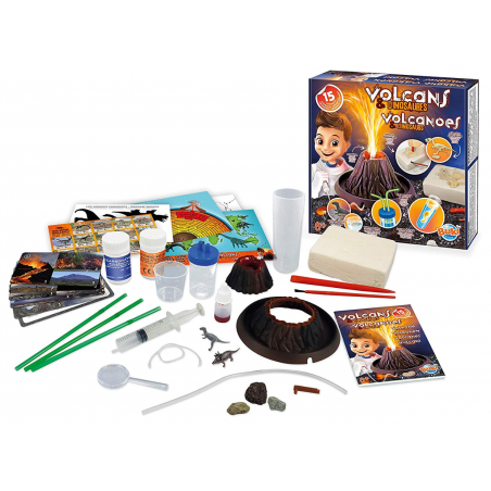 Volcans & Dinosaures 15 expériences Buki