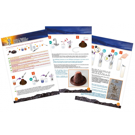 Volcans & Dinosaures 15 expériences Buki