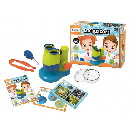 Mini sciences Microscope 10 expériences Buki