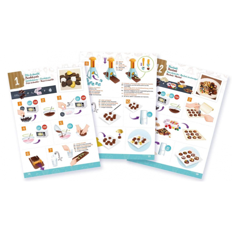 Chef cuisinier Chocolat 20 recettes Buki