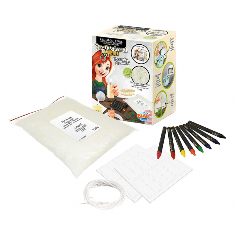 Recharges pour Atelier Professional Studio Bougies Buki