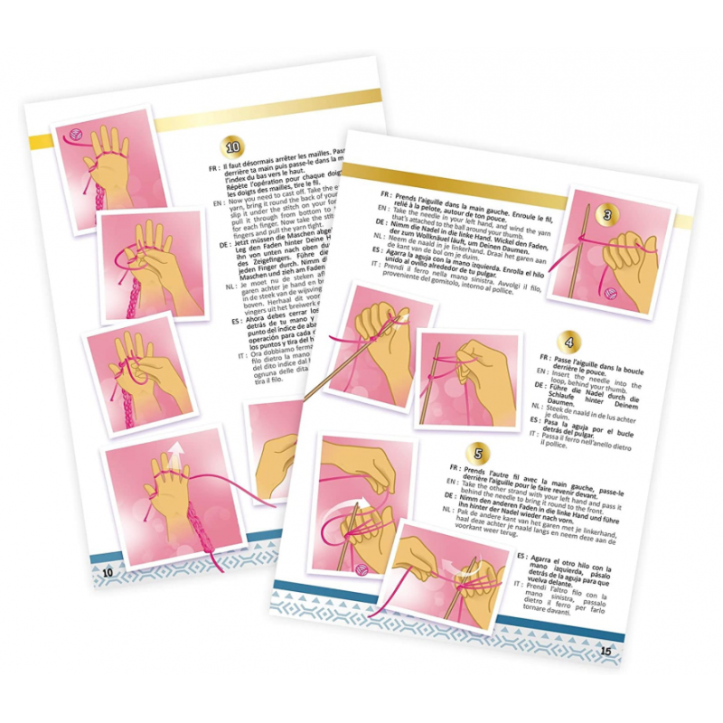 Atelier Tricot 3 étapes Buki