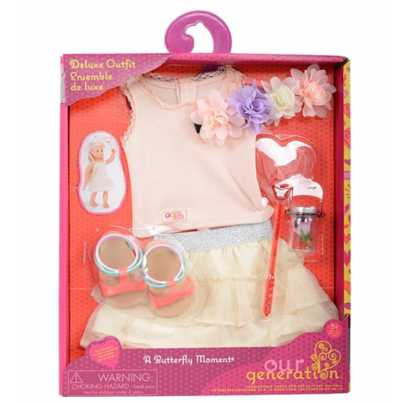 Tenue Deluxe Ensemble jupe et papillons Our Generation
