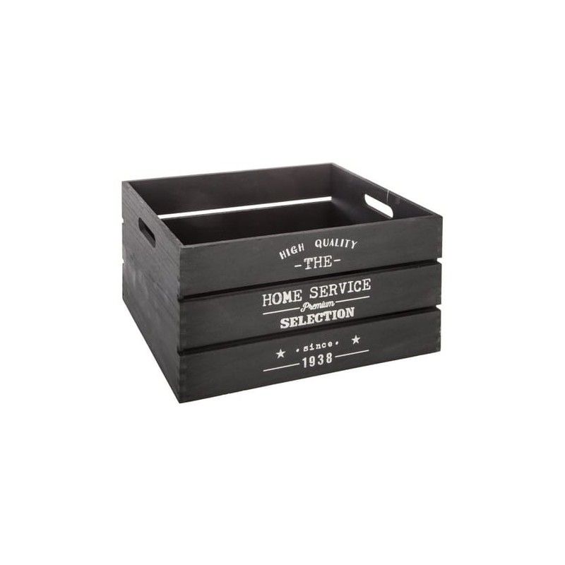 Lot De 6 Caisses Cagettes Facto Gris Atmosphera