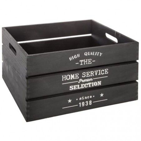 Lot De 6 Caisses Cagettes Facto Gris Atmosphera