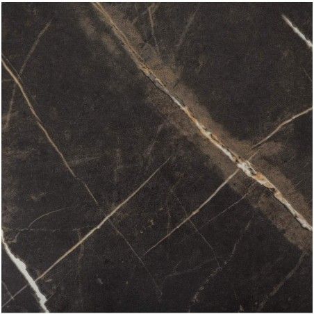 Lot De 2 Tables Appoint Gigognes Marble Noires Atmosphera