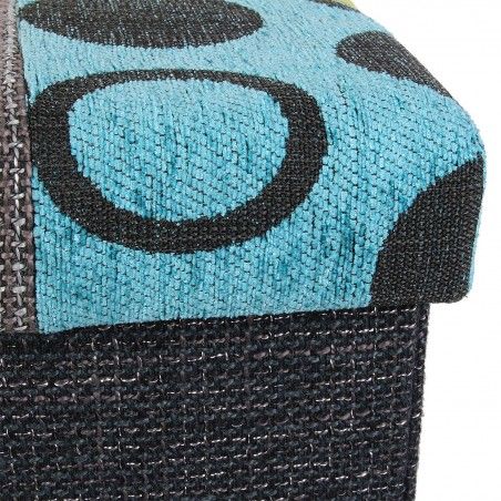 Coffre pouf pliable Patchwork Home Deco Factory