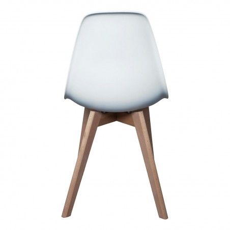 Chaise Scandinave Coque Blanche Home Deco Factory
