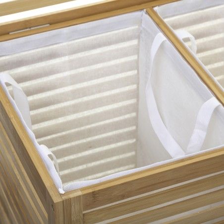 Panier Linge Double En Bambou Sicela Five