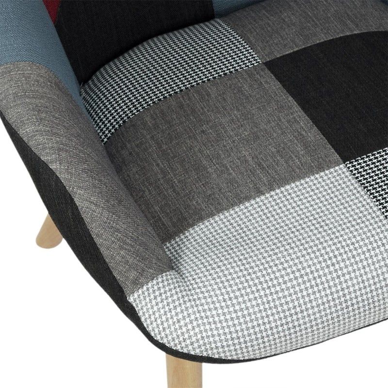 Fauteuil Milano Patchwork Home Deco Factory