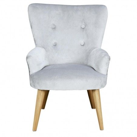 Fauteuil Helsinki Patchwork enfant Gris Home Deco factory