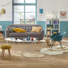 Table Cafe Mileo Gris Fonce Atmosphera 2