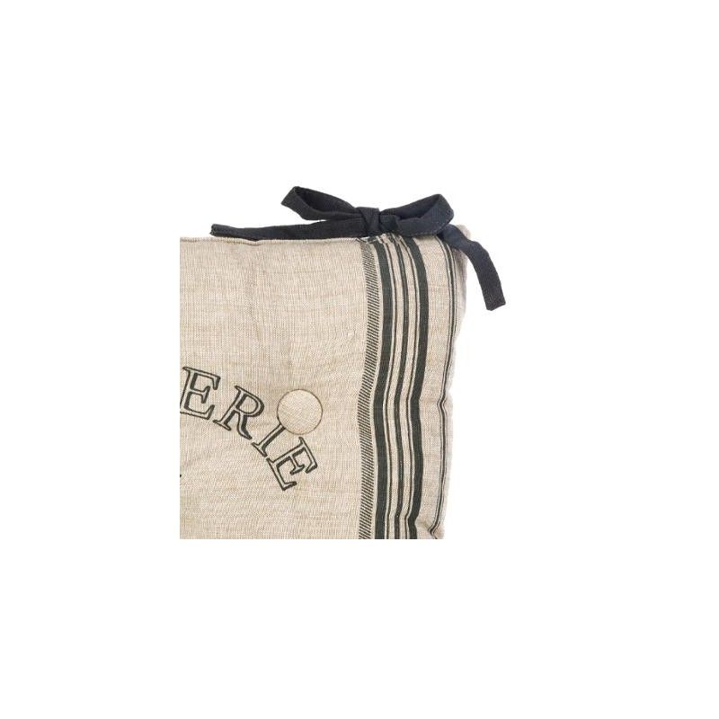 Lot De 6 Galettes De Chaises Bistrot Gris Atmosphera