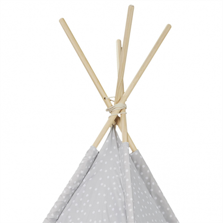 Tipi decoratif enfant Gris Home Deco Factory