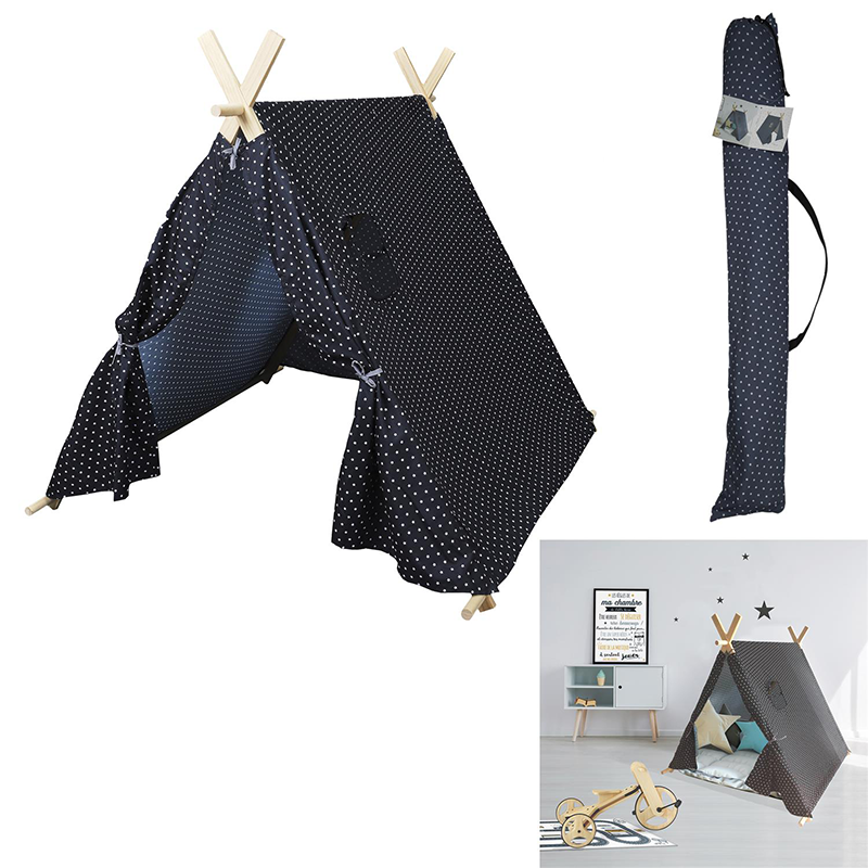 Tente chambre enfant Bleu Marine Home Deco Factory